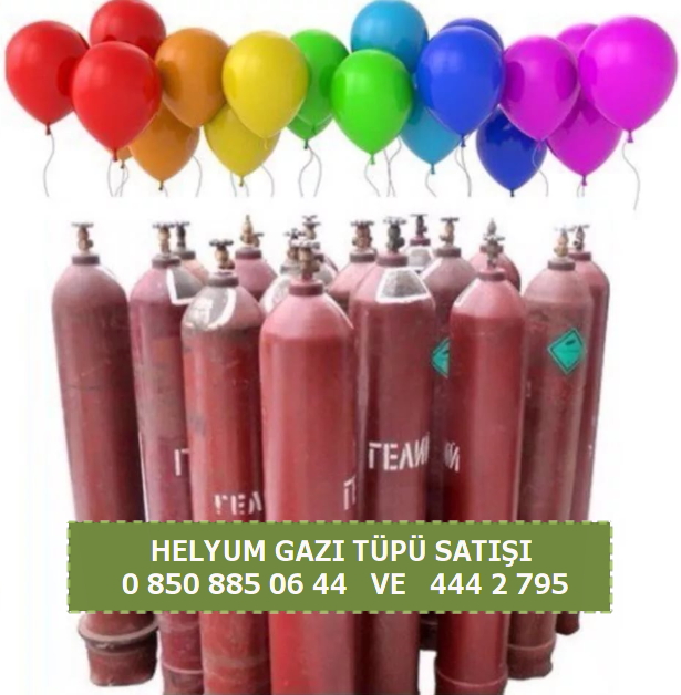 50 LİTRE HELYUM GAZI SATIŞI helyum tüpü gazı satış firması